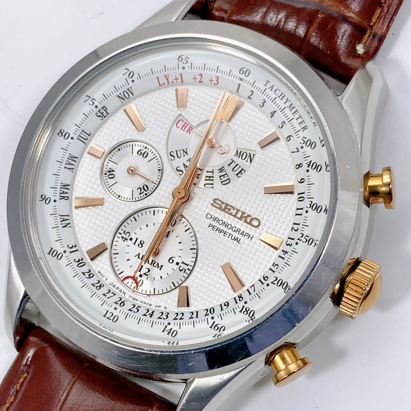 seiko perpetual calendar vintage