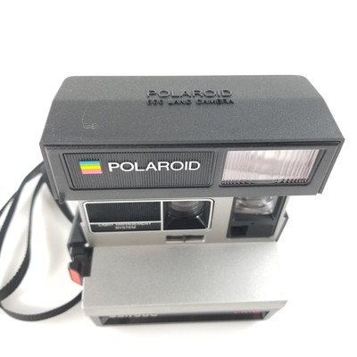 Polaroid Sun600 LMS Instant 600 Film Camera USA Made 1980s Fully Operational VTG