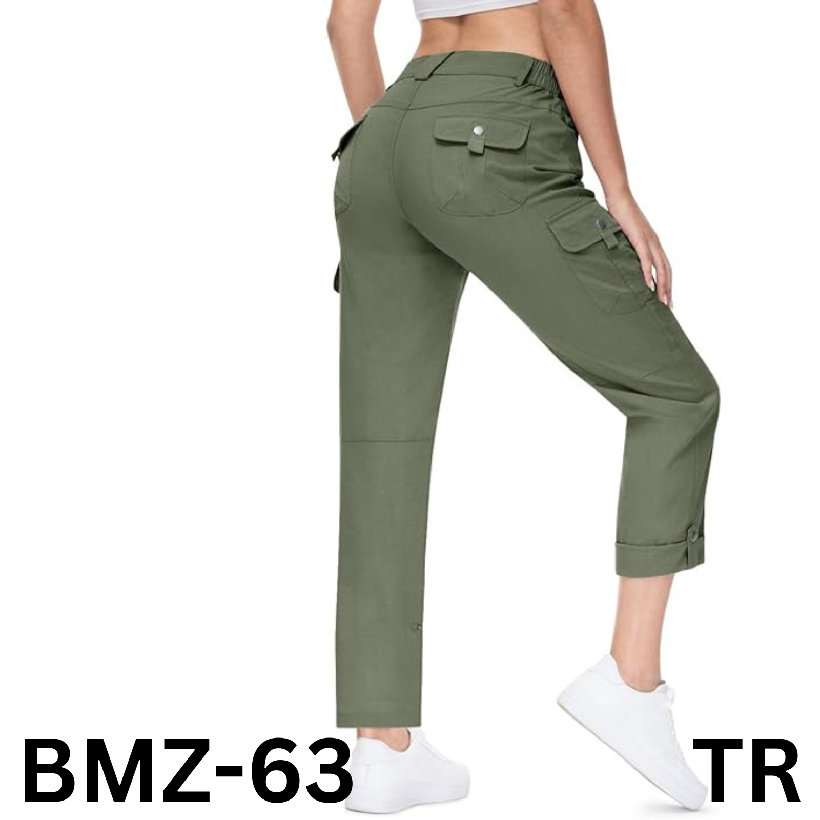 TBMPOY Womens Cargo Hiking Quick Dry Convertible Lightweight Waterproof Pants, M