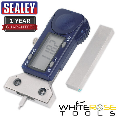 Sealey Tyre Gauge Digital Tread Depth Calibrated VOSA Approved 0-10mm
