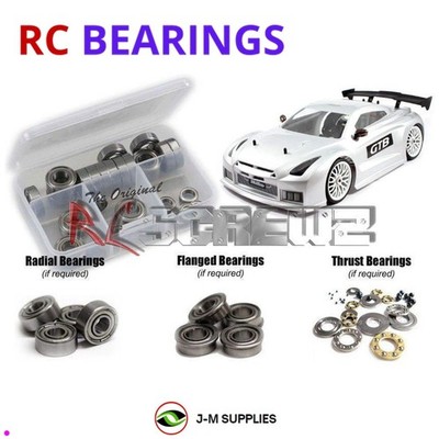 RCScrewZ Metal Shielded Bearing Kit ofn088b for Ofna/Hobao GTP GP 1/8th | SET
