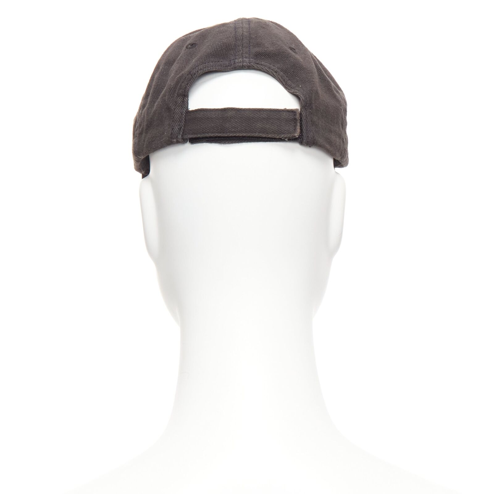 BALENCIAGA black cotton world food programme logo baseball BALENCIAGA black cotton world food programme logo baseball