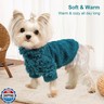 Small Dog Sweater Turtlenecks Dog Sweaters for Small Dogs Winter Fleece Doggy Clothes Puppy Outfits Cold Warm Pet Sweater Puppy Coat Doggie Jacket for Chihuahua Yorkie Teacup Cat Apparel, Green, XXS