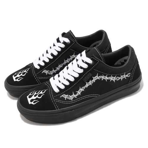 

Vans Elijah Berle x Skate Old Skool Black White Men Skate Boarding VN0A5FCBB8C, Черный, Skate Old Skool