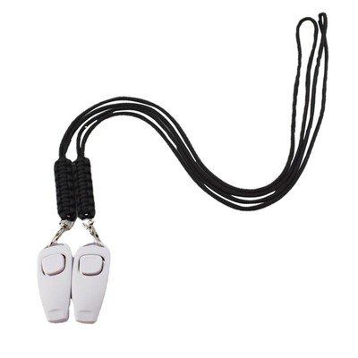 2x Dog Training Clicker Pet Cat Plastic New Dogs Click Trainer Aid Tools 