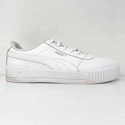 Puma Womens Carina 370325-02 Белая Повседневная Обувь Кроссовки Размер 11