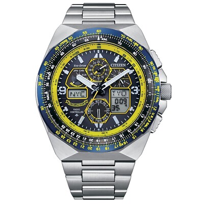 CITIZEN PROMASTER SKY Blue Angels JY8125-54L Chronograph Blue Dial Men's Watch