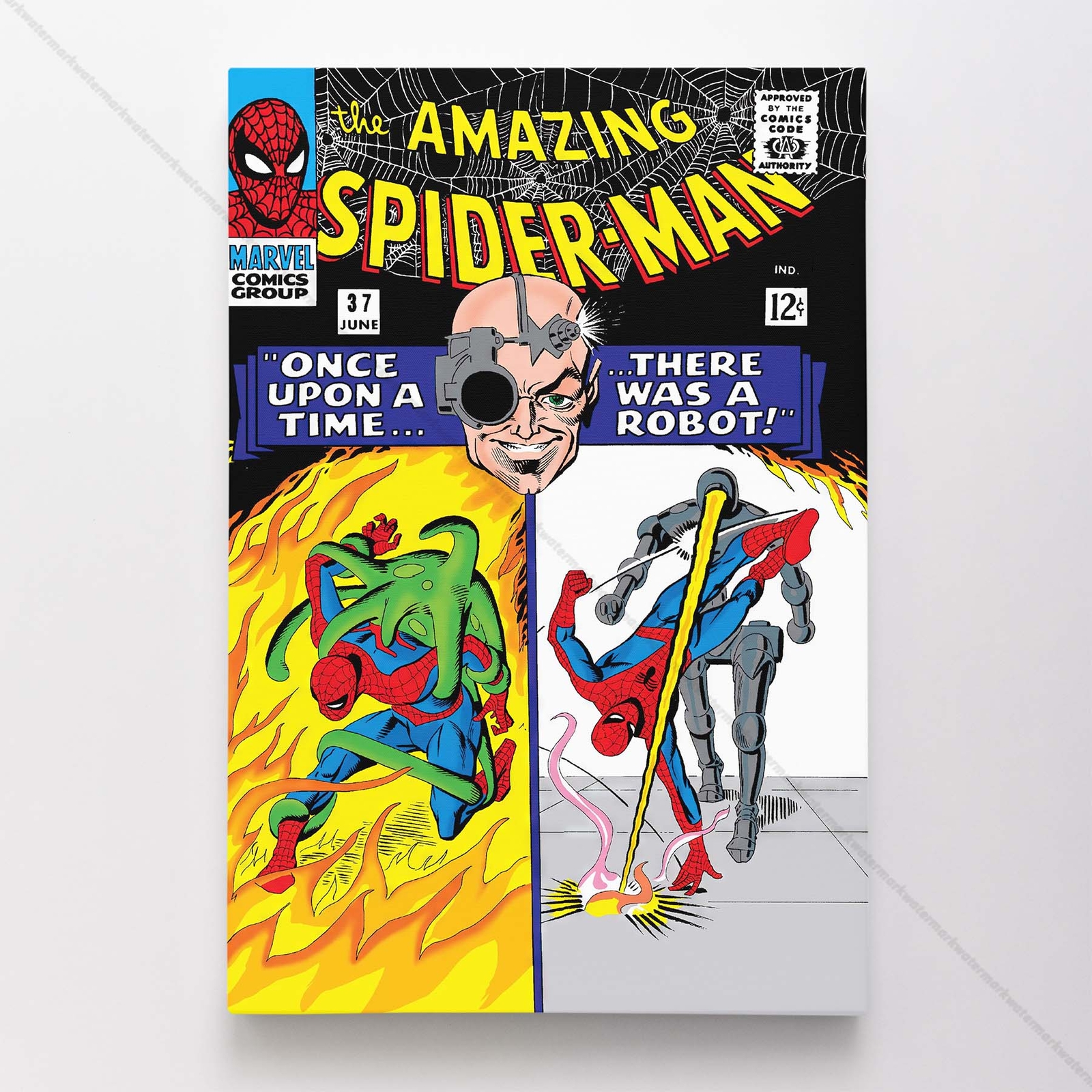 The Amazing Spider-Man #37 Poster Canvas Spiderman Marvel Comic Book Print