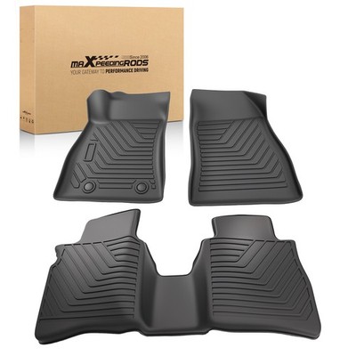 Carpet Floor Mat Set for Hyundai Elantra 17-20 Black TPE Rubber Floor Liners