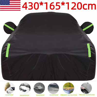 Full Exterior Car Cover for Outdoor Waterproof All-Weather Hail Snow Heavy Duty
