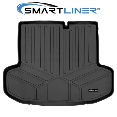 SMARTLINER Custom Fit Cargo Liner Mat Black for 2020-2024 Nissan Versa