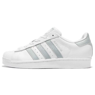 Женские кроссовки Adidas Superstar White/Pastel Green/White (CG2885)