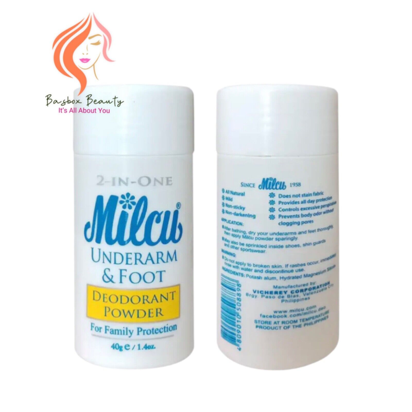 Milcu Underarm & Foot Deodorant Powder, 40g | eBay Milcu Underarm & Foot Deodorant Powder, 40g | eBay