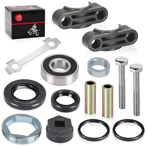 For YAMAHA Raptor 350 660 700 Steering Stem Bushing Bolt Bearing Seal Holder Nut