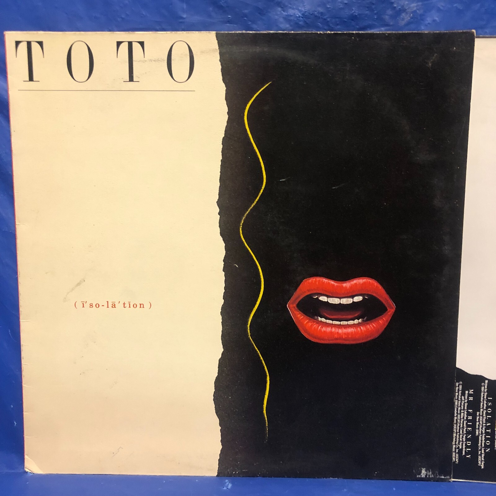 初期の帯付き！国内盤！TOTO/ Isolation/ 1984年 初期の帯付き