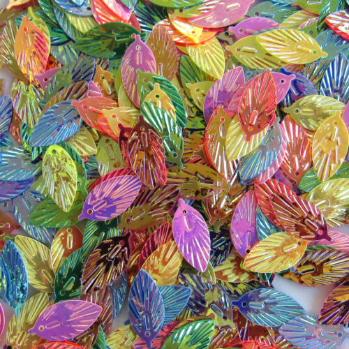 Sequins Gold Wash Leaves/Leaf #2 Mixed Lustre ~250 pcs Pink,Gold Small etc.