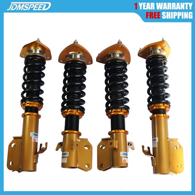 Set 4× Full Coilover Struts For 2002-2007 Subaru Impreza WRX 2003-2008 Forester