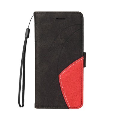 For Xiaomi Redmi New Two-Colors Splicing Flip Wallet PU Leather Case Stand Cover