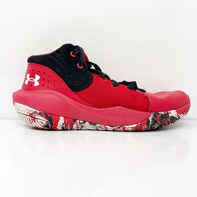 

Under Armour Boys Jet 21 3024795-600 Красные баскетбольные кроссовки Кроссовки Размер 1,5 года, Красный, Jet 21