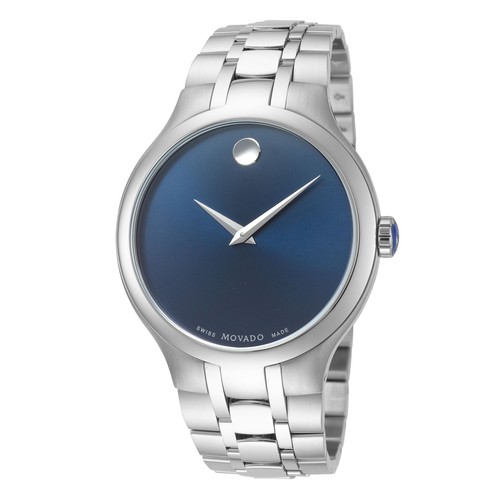 Мужские классические 39-миллиметровые кварцевые часы Movado 0606369