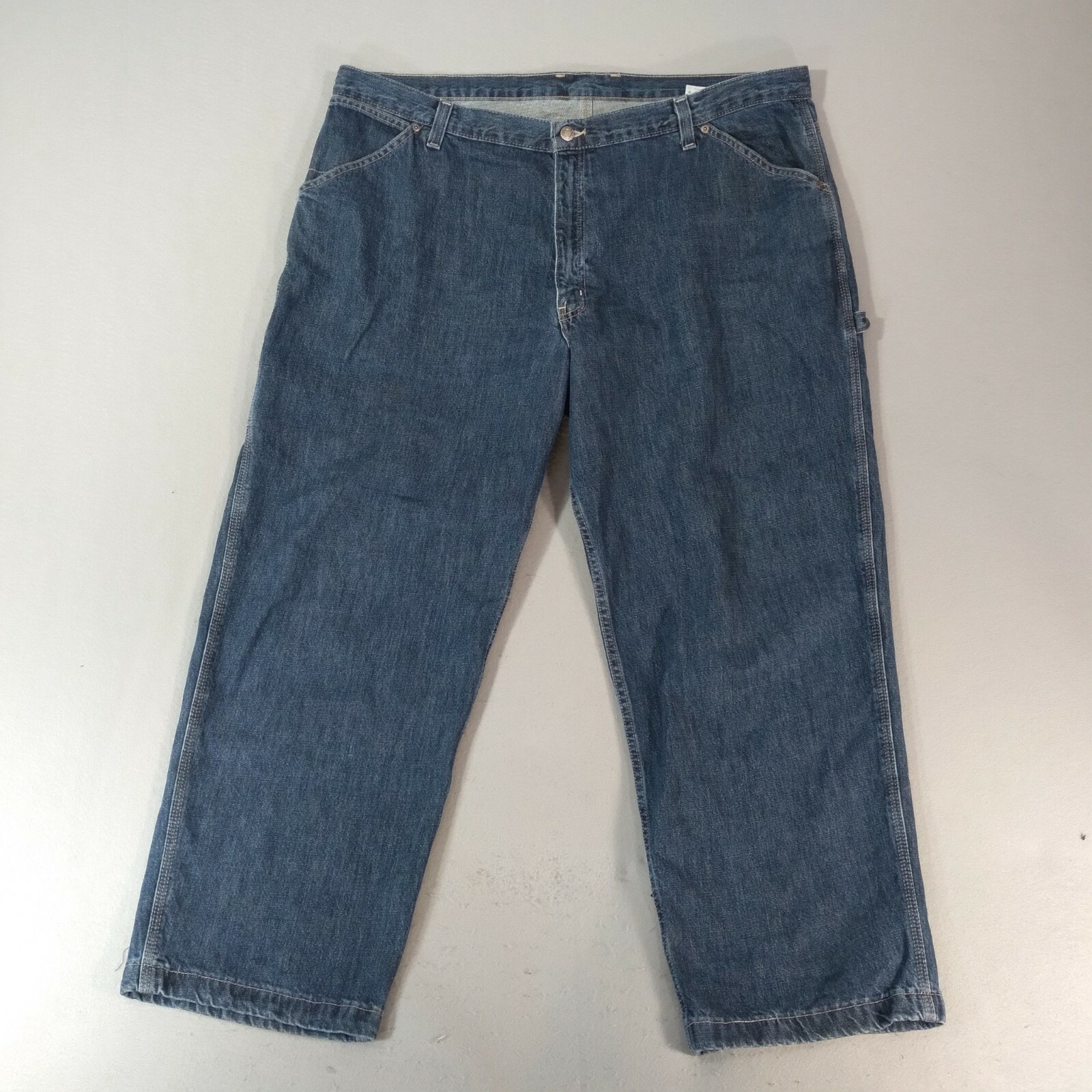 Member's Mark jeans carpenter pants mens 44 x 30 blue denim pants