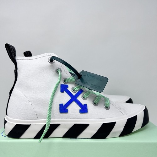 【Off White】MID TOP VULCANIZED CANVAS ★関税送料込み Off-White Mid-Top Vulcanized Sneaker - Men's - Free Shipping