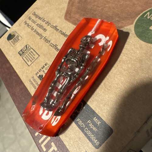 Supreme Skeleton Keychain Red SS20 (no Screw/chain) | eBay