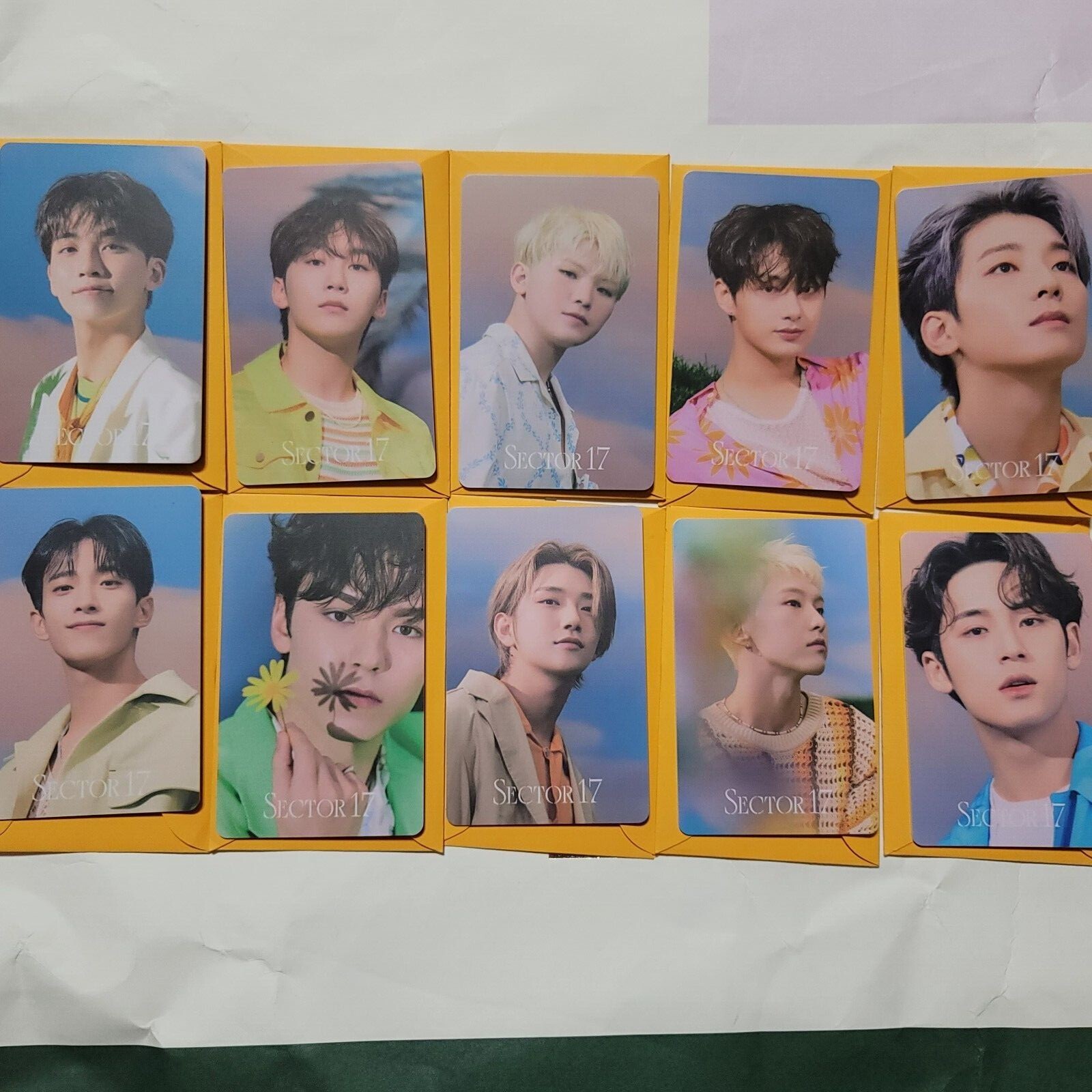 SEVENTEEN Luckydraw photocard 4th Repackage SECTOR 17 Album SEVENTEEN Luckydraw photocard 4th Repackage SECTOR 17 Album