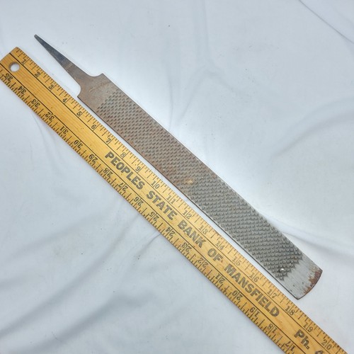 Vintage Large Nicholson 14"  Wood Rasp, Rough File