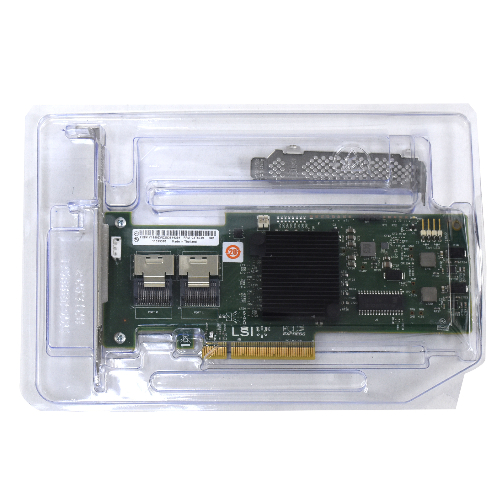 New LSI MegaRAID 9240-8i RAID Controller - 8-Ports SAS 6Gbps PCIe 2.0 x8
