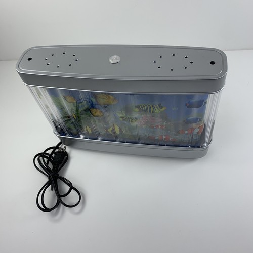 Scrolling Fish Lamp - SEABED AQUARIUM MOTION LAMP - Coral Reefs Sea