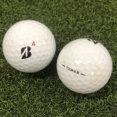 50 Bridgestone Tour B X AAA Used White Golf Balls AAA (3A Grade)