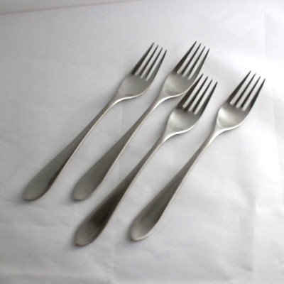 Ginkgo Linden Glossy 18/8 Stainless Flatware Salad Fork x 4 F