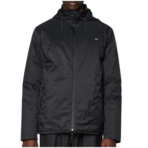 FCRE 20SS/RAIN JACKET ナイロンジャケットXL Rains Jacket Adult XL Black Padded Nylon 15470 Full Zip
