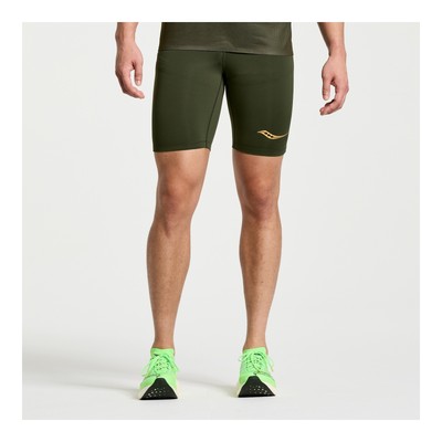 Saucony Men Elite Tight Short Umbra S Clothing