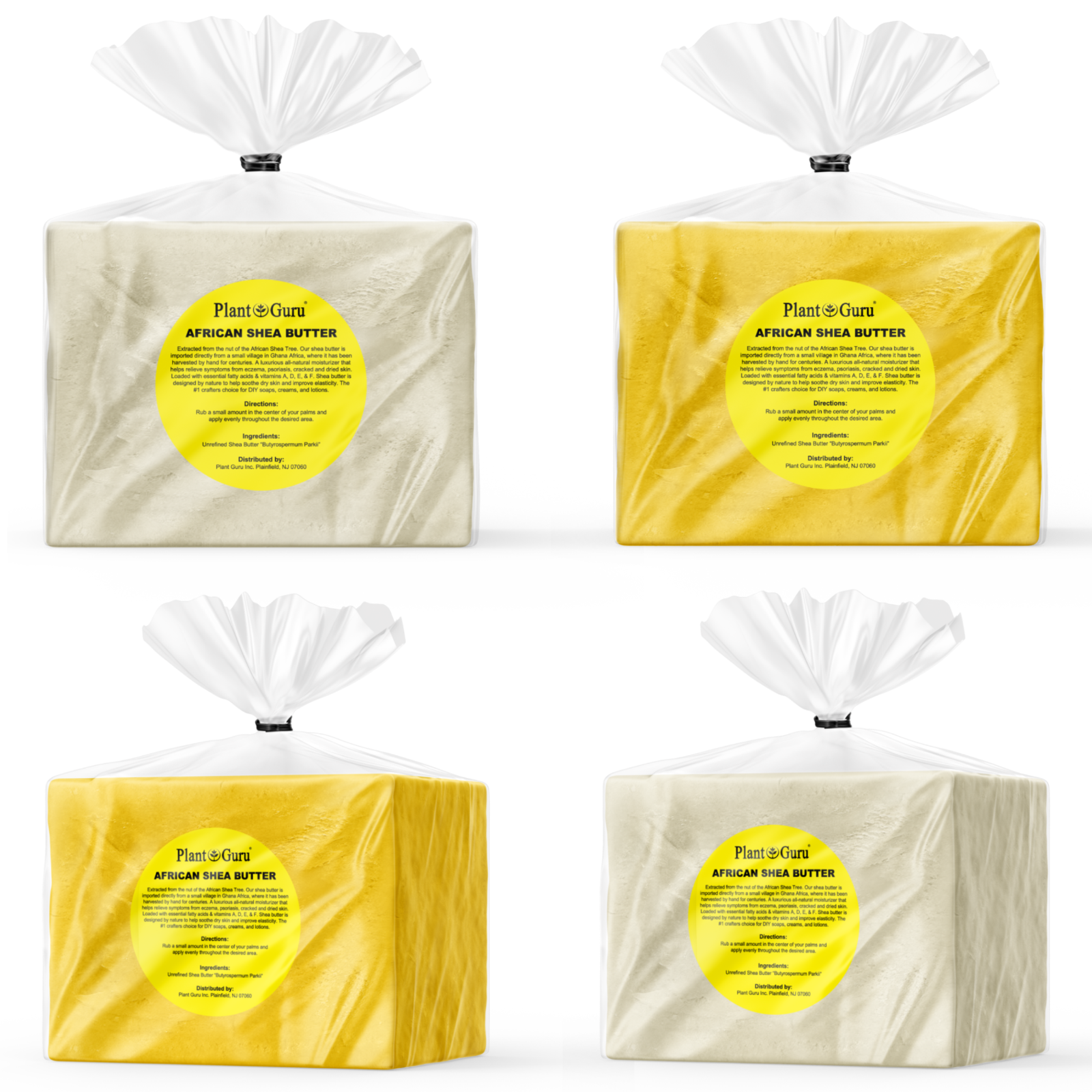 Raw African Shea Butter 100% Pure Organic Unrefined Natural Bulk Wholesale