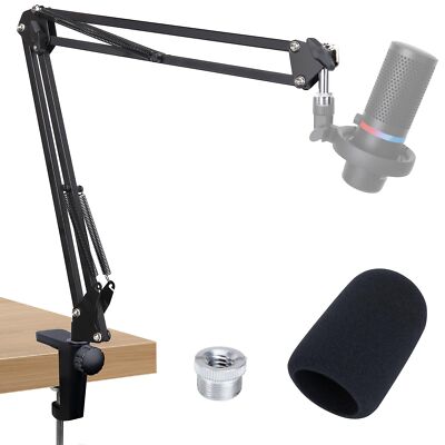 HyperX DuoCast Boom Arm - HyperX Microphone Arm Compatible with HyperX DuoCas...