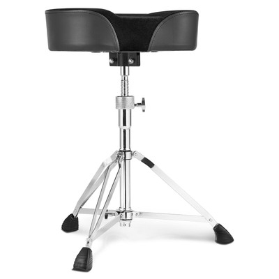 VEVOR Saddle Drum Throne 22-27.8 in / 560-705 mm Adjustable Padded Drum Stool