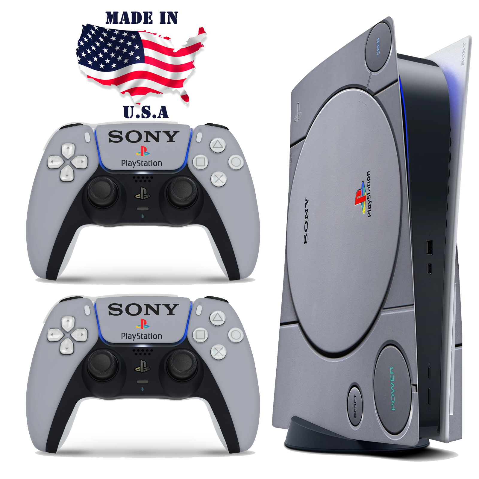 PS5 Disc Version Console & Controller Vinyl Skin Decal Wrap Retro PS1 Replica | eBay PS5 Disc Version Console & Controller Vinyl Skin Decal Wrap Retro PS1 Replica | eBay