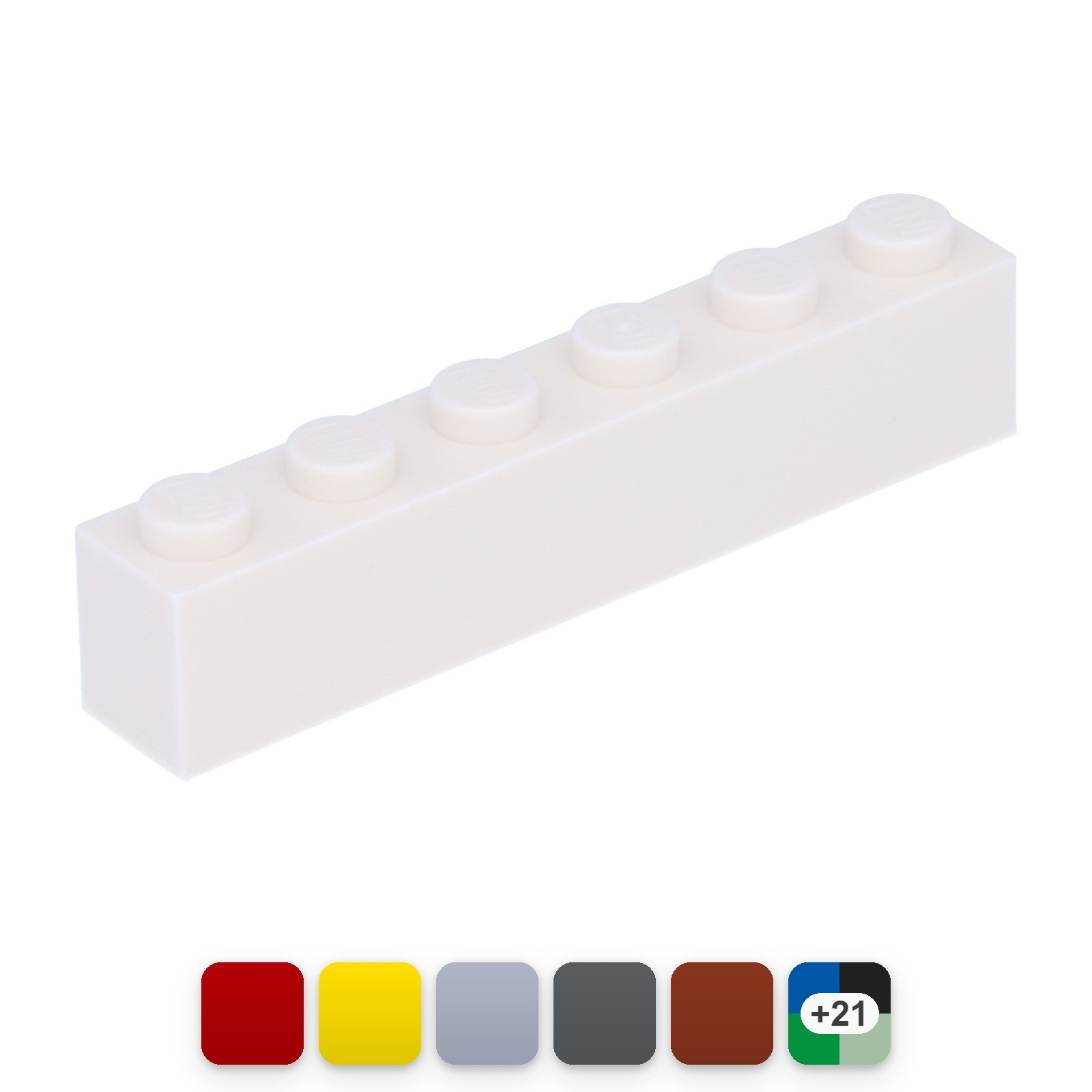 5x LEGO Stein 1 x 6 (3009) – Farbe wählbar – 25 Farben