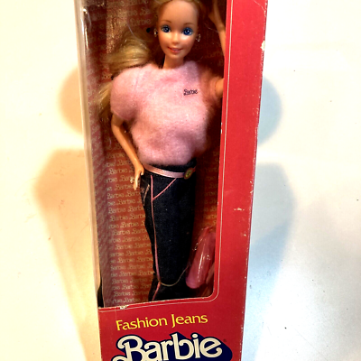 Fashion jeans Barbie doll 1981 vintage Mattel 5315 Box Wear New In Box eBay PL Megazakaz