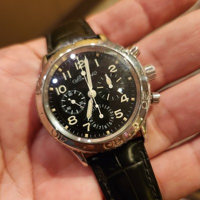 Breguet Type XX Men's Black Watch - 3800