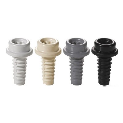 CAF-COMPO universal screw stud long thread white - 100 PC  - 10.501.11 - 1050111