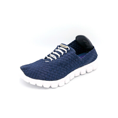 ZEE ALEXIS Women's Danielle Navy/White Bottom Woven Sneaker (DNL411)