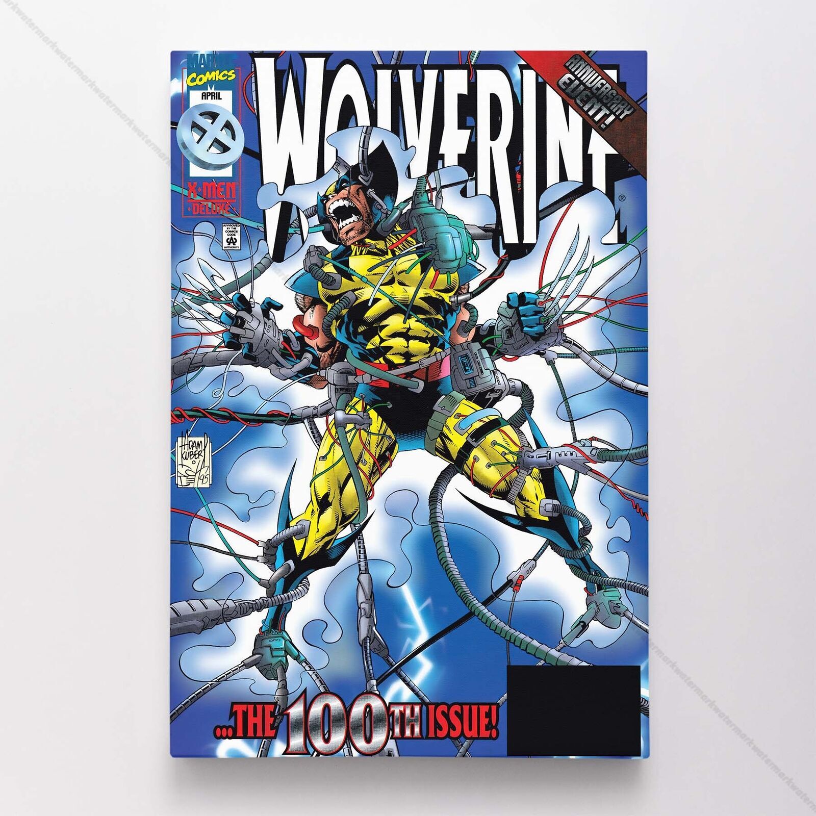 Wolverine Poster Canvas Vol 2 #100 X-Men Superhero Marvel Comic Book Art Print