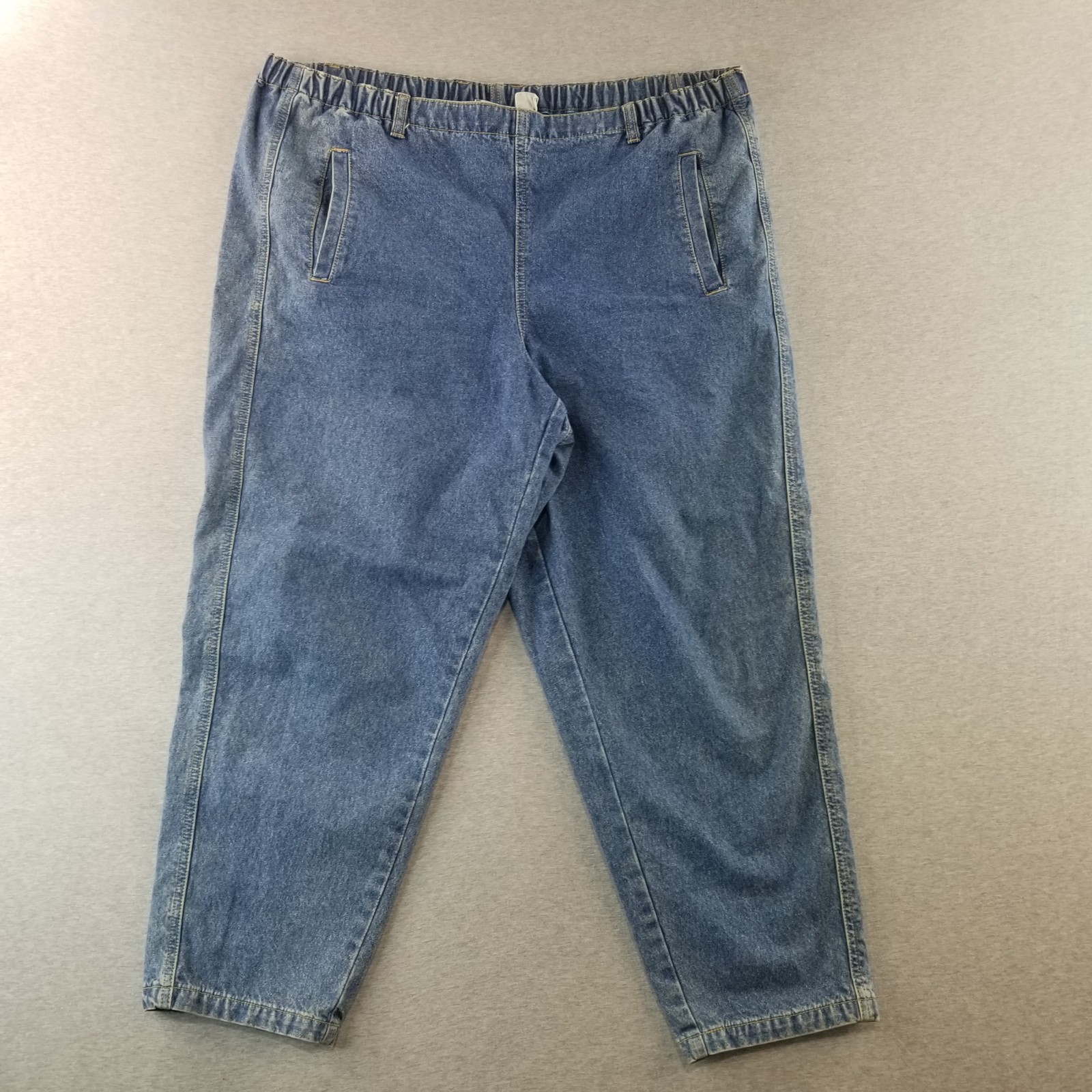 Liz Claiborne Jeans Women Sz 16WP VTG Stretch Waist Med Wash 100%Cotton Normcore