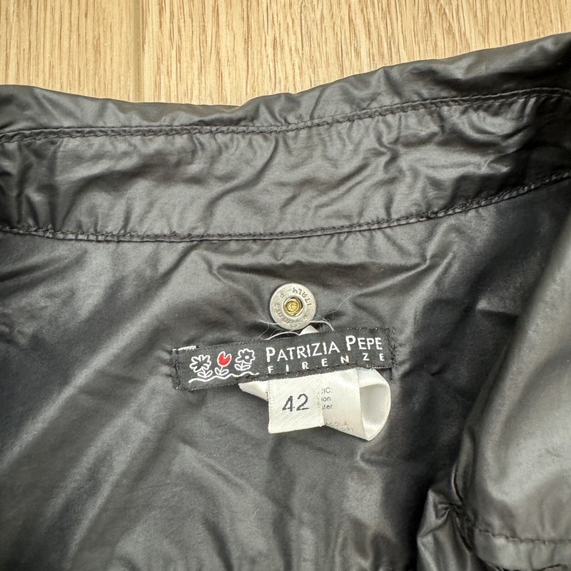 JUICY COUTURE PATRIZIA PEPE アウター 2点セット Patrizia Pepe Firenze Sz 42 Womens Cropped Nylon Blend