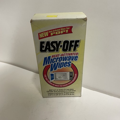 Easy Off Heat Activated Microwave Wipes