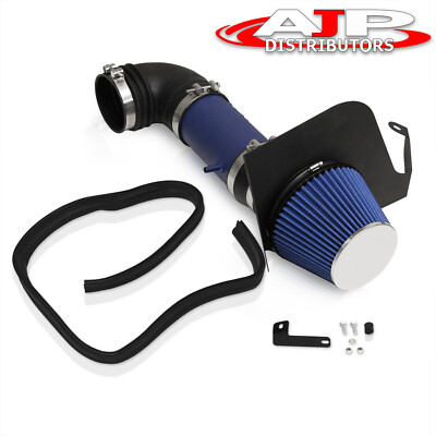 Blue Cold Air Intake Piping + Heat Shield For 2004-2007 Cadillac CTS-V 5.7L 6.0L