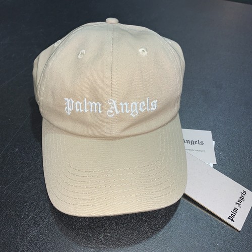 Palm Angels ロゴ ベースボールキャップ Palm Angels Classic logo baseball cap Beige white hat OS | eBay